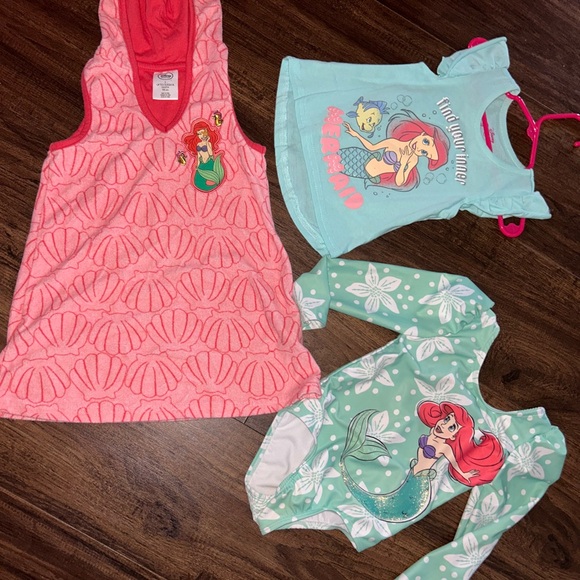 Disney Other - 2/3 Ariel swim bundle